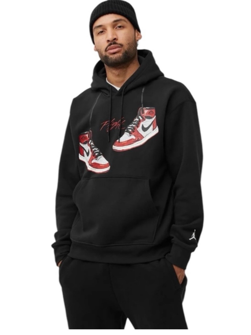 🌺Rare Air Jordan vintage lost and found Black Pullover Hoodie 🌺